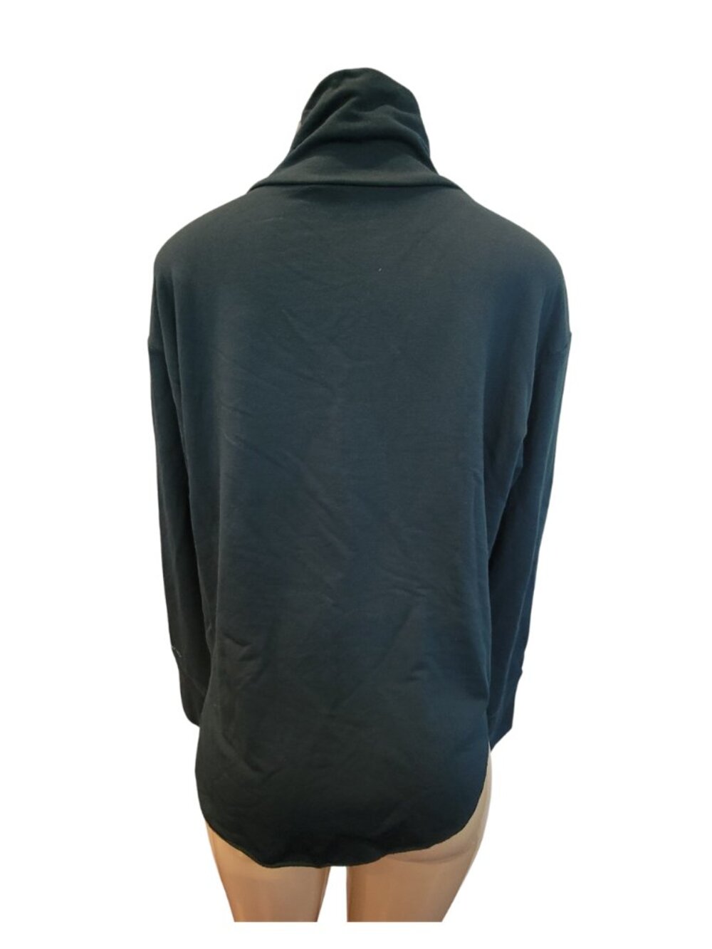 Offline by Aerie Green Round Hem Boxy Relaxed Fit Turtle Neck Fleece Top - Picture 2 of 12